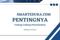 pentingnya undang-undang pemerintahan